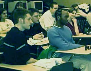 A photo of me at a mathematics colloqium