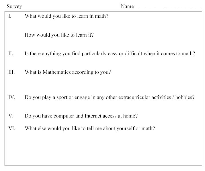 StudentSurvey